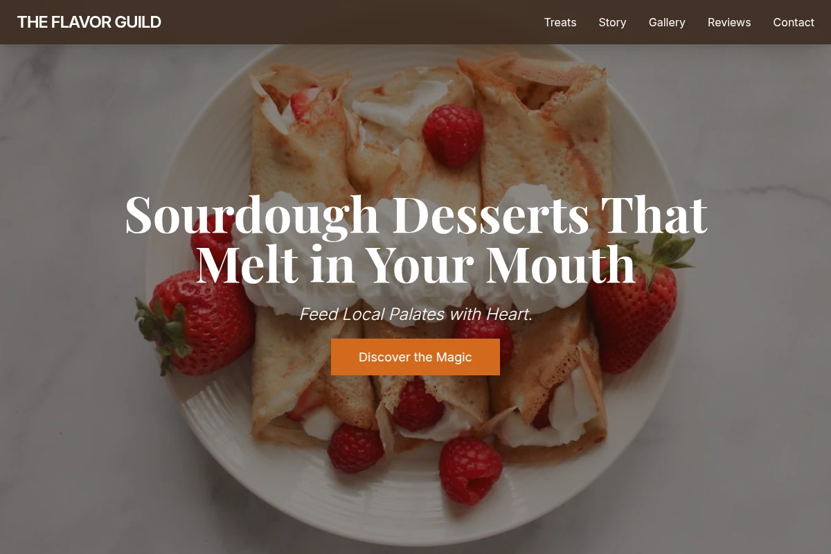 sourdough Dessert