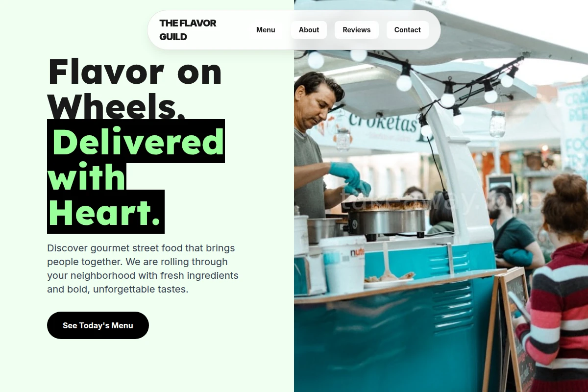 menu Food Truck